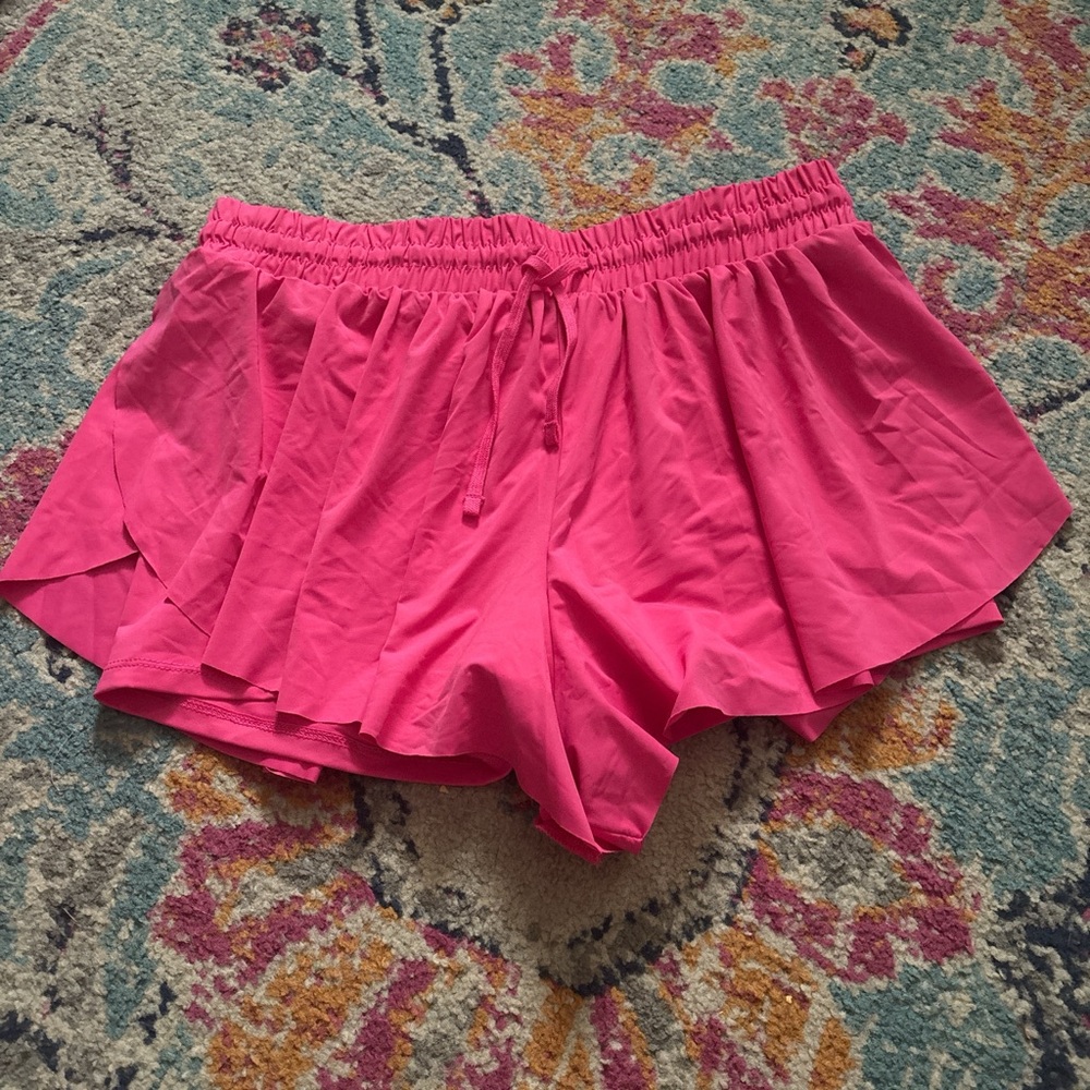 Women's Pink flow Shorts